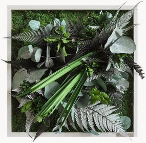 Handgemaakt jungle design wanddecoratie Tropic, ingelijst