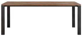 DTP Home Timeless Tracks Eettafel Gerecycled Teak Hout 200 Cm - 200 X 90cm.