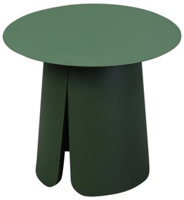 Barolo bijzettafel 45cm rond H39cm aluminium groen