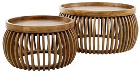 Salontafel Set Van 2 Mangohout
