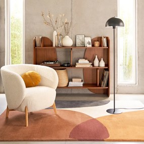 Paddestoel staanlamp, messing, Capi