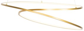 Design hanglamp goud 72 cm incl. LED 3-staps dimbaar - Rowan