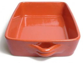 Ovenschaal, rood aardewerk, 33,5 x 24 x 7 cm