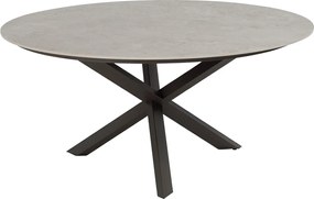 4 Seasons Prado tuintafel Ø160x75 cm- ceramic sabbia - terre