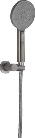 Ben doucheslang metaal 125cm gunmetal pvd
