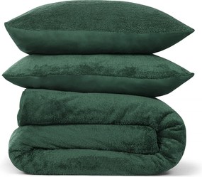 Dekbedovertrek Teddy Fleece – 100% zacht materiaal – 200×220 – groen