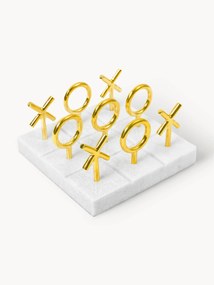 Tic-Tac-Toe Spiel Gold van marmer