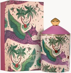 Met de hand gegoten geurkaars Lynx (tuberose, gemberlelie)