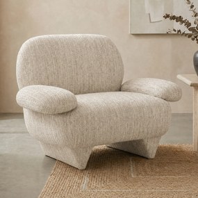 Eleonora Jayden Design Fauteuil Beige Stof