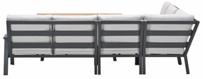 Garden Impressions Lissabon lounge dining set 5-delig - valley sand