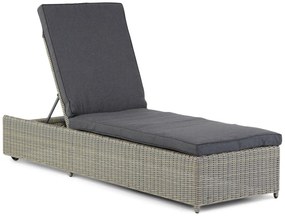 Garden Collections Charlotte Ligbed Kubu Met Wielen Wicker Taupe