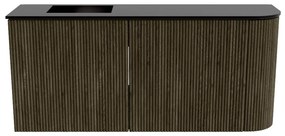 Mondiaz Joya 90cm toiletmeubel ronding rechts shadow met wastafel faye links 1 kraangat urban