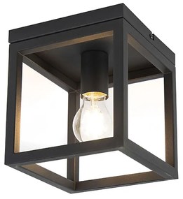Industriële plafondlamp zwart staal - Cage