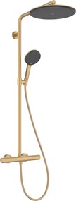 Hansgrohe Raindance Alive S Puro regendoucheset Ø30cm geborsteld brons