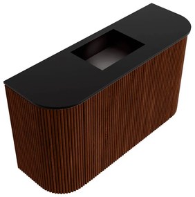 Mondiaz Joya 75cm toiletmeubel ronding links/rechts ruby met wastafel faye midden zonder kraangat urban