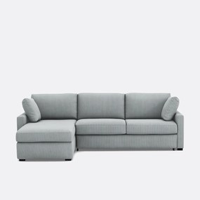 Hoekbank, omvormbaar, 4-zits, ribfluweel, Comfort Bultex® TIMOR