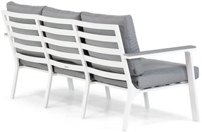 Stoel en Bank Loungeset Aluminium Wit 4 personen Lifestyle Garden Furniture Palazzo/Seaside