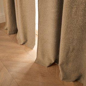 Bouclé gordijn, verborgen patjes, Belvini