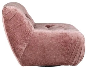 Richmond Interiors Rosy Fauteuil Draaibaar Roze Chenille Stof