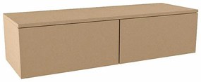 Mondiaz ALAN MODULE Wastafelonderkast - 120x45x30cm - 2 lades - push to open - Oro A45254Oro