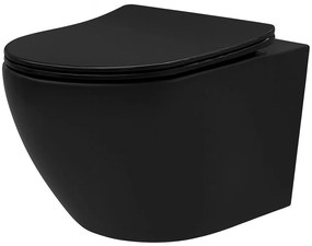 Hangtoilet Rea Carlo Mini Tornado NF BLACK MATT