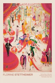 Kunstreproductie Spring Sale at Bendels (Retro / Festive / Camp / Pink / Shopping) - Florine Stettheimer