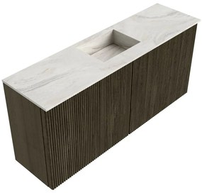 Mondiaz Joya DLux 90cm toiletmeubel shadow met wastafel faye midden zonder kraangat ostra