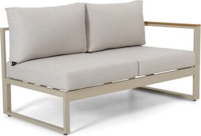 Hoek loungeset 5 personen Aluminium Zand/Beige  Domani Furniture Nordic