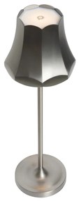 Set van 2 retro tafellampen gunmetal oplaadbaar IP44 - Granny