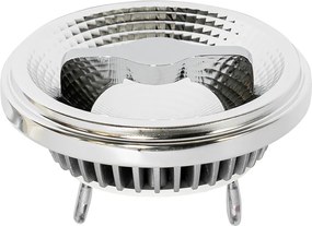 Set van 6 G53 dimbare LED lampen 111mm 12W 600 lm 2700K