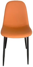 Zwarte Teok Polyskin Stoel
