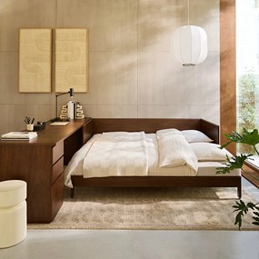 2-persoons bankbed, walnootfineer, Working