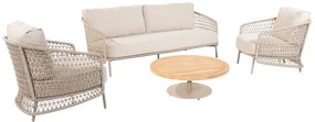 4 Seasons Outdoor Puccini Puccini loungeset 4-delig - latte