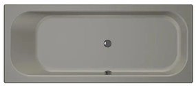 Xenz Aruba Ligbad - 190x80x48 - afvoer Midden - acryl - cement 6894-06