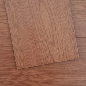VEVOR zelfklevende vinylvloertegels 36 x 6 inch, 36 stuks, 2,5 mm dik, zelfklevend, diepbruine houtnerf, doe-het-zelfvloeren voor keuken, eetkamer, slaapkamer en badkamer