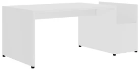 vidaXL Salontafel 90x45x35 cm bewerkt hout wit