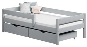 Peuter Grijs Eenpersoonsbed Filip - Voor Kinderen Kinderen Peuter Junior 5056231752190 Children's Beds Home, 140x70, Twee kleine, Schuimmatras van 9 c