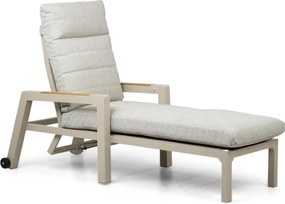 Lifestyle Garden Furniture Evora Ligbed Verstelbaar Aluminium Zand/Beige