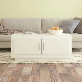 vidaXL Salontafel 102x50x45 cm bewerkt hout wit