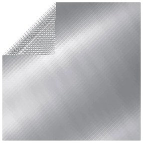 vidaXL Zwembadhoes 975x488 cm PE zilverkleurig