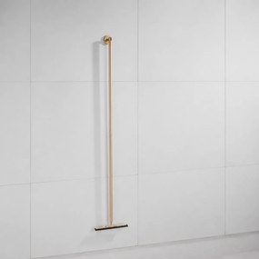Saniclear Brass vloerwisser 125cm geborsteld messing mat goud
