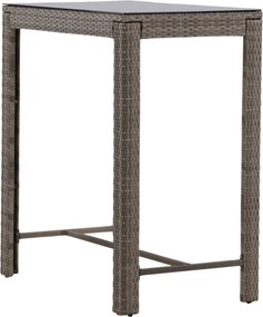 The Outsider Bartafel Noud - Grijs Wicker – 100 x 60 cm - The Outsider