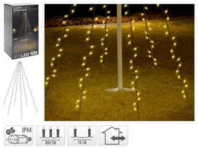 Ambiance Kerstverlichting voor vlaggenmast met 400 LED's 800 cm