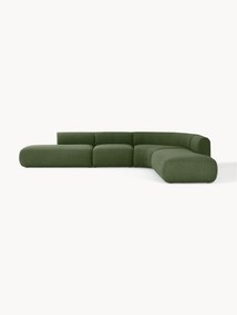 XL modulaire hoekbank Sofia van bouclé