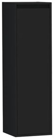 Saniclass New Future Badkamerkast - 120x35x35cm - 1 linksdraaiende deur - MDF - mat zwart 7118