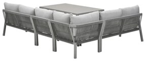Garden Impressions Tarera lounge dining set 5-delig - taupe