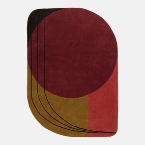 Asymmetrisch wollen vloerkleed, NODIN