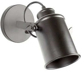 Plafondlamp wandspot zwart APP486-1C