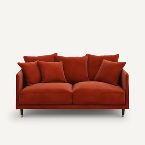 3-zits compacte fluwelen zetel, Lazare