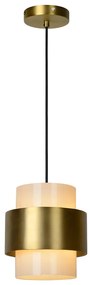 Lucide Firmin hanglamp 20cm 1x E27 goud mat